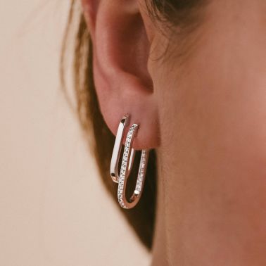 Créoles So Shocking Origine Petit Modèle en or blanc 