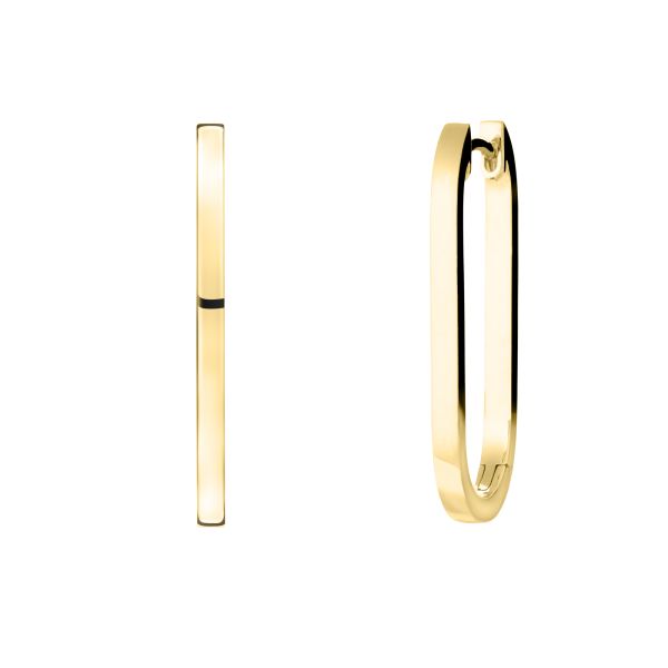 So Shocking Origine hoop earrings Large model in yellow gold