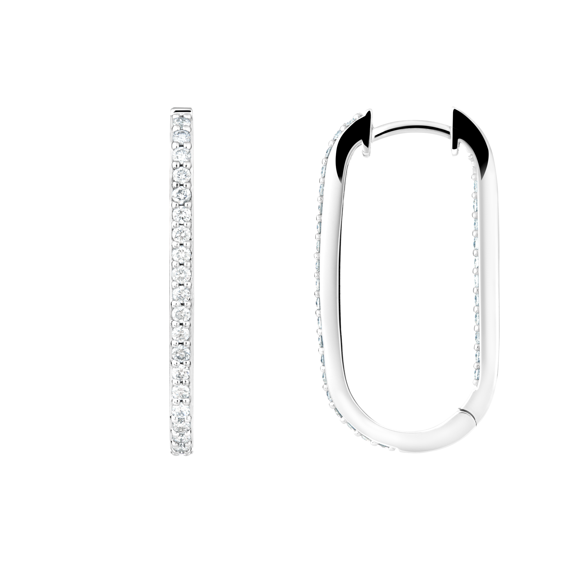 Créoles So Shocking Origine Grand Modèle en or blanc et diamants