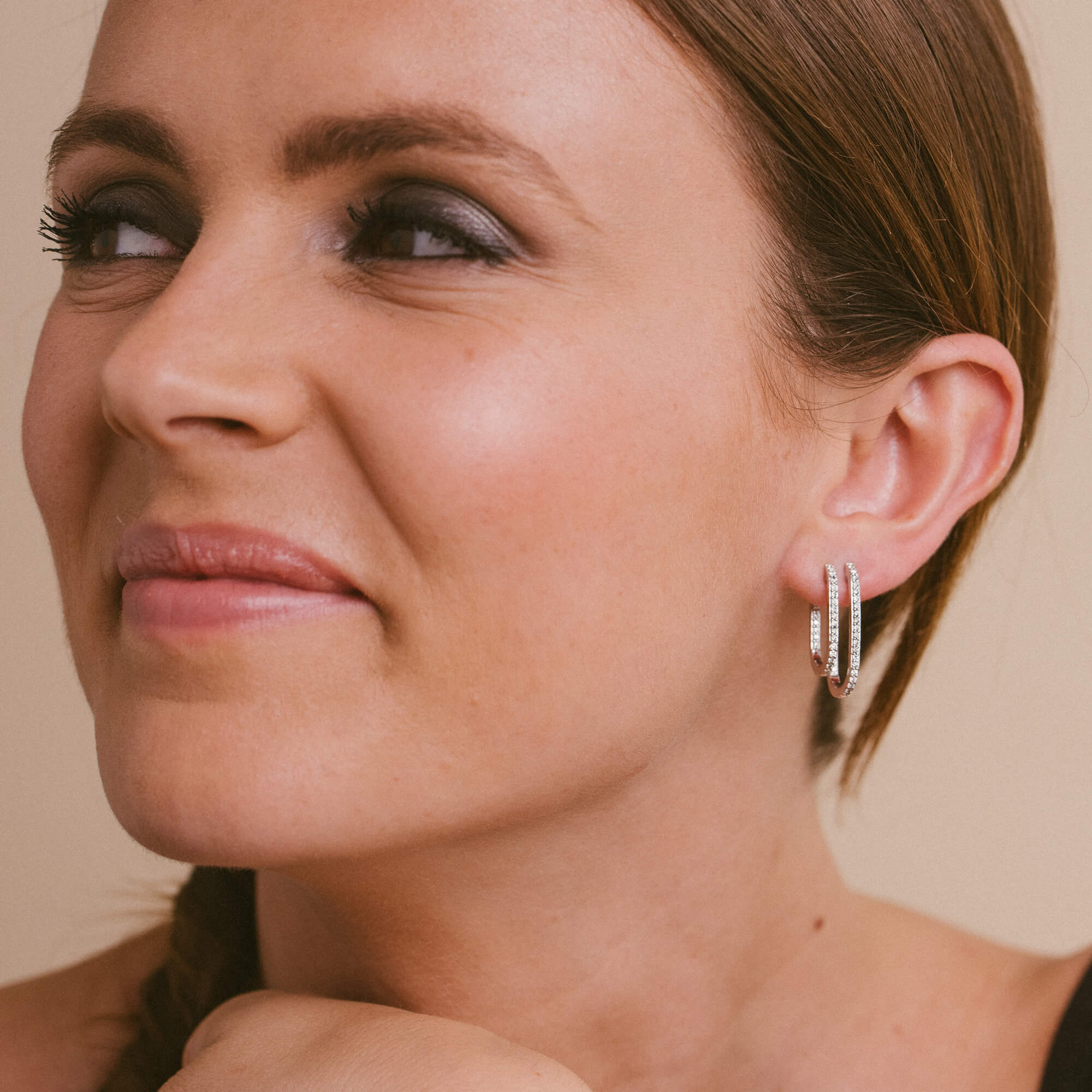 Créoles So Shocking Origine Grand Modèle en or blanc et diamants