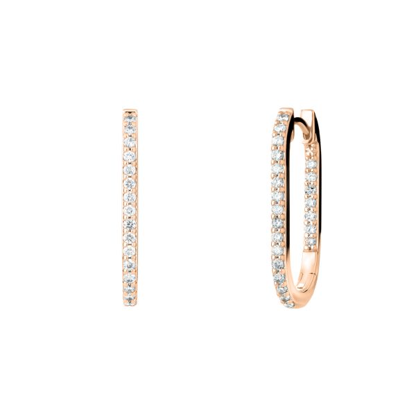 Créoles So Shocking Origine Small model in rose gold and diamonds