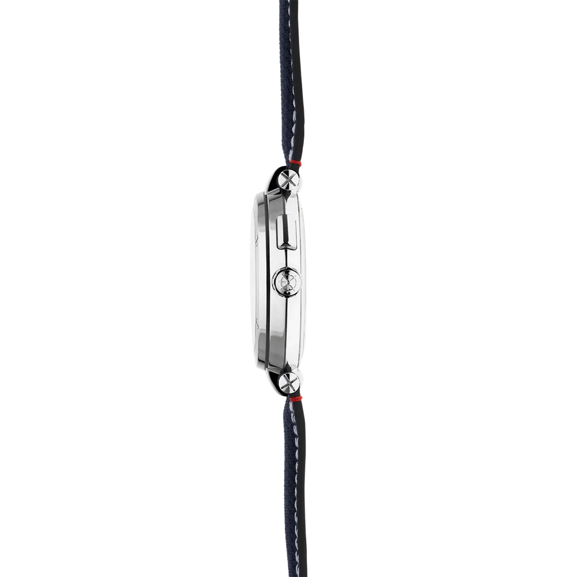 Montre Herbelin Newport Maréographe 35ème anniversaire quartz cadran bleu bracelet tissu 43 mm