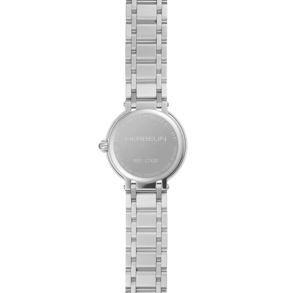 Montre Herbelin Galet quartz cadran nacre bracelet acier 28 mm