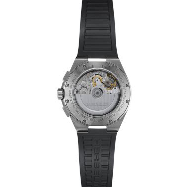 Herbelin Cap Camarat Chronograph Automatic silver dial rubber strap 42 mm