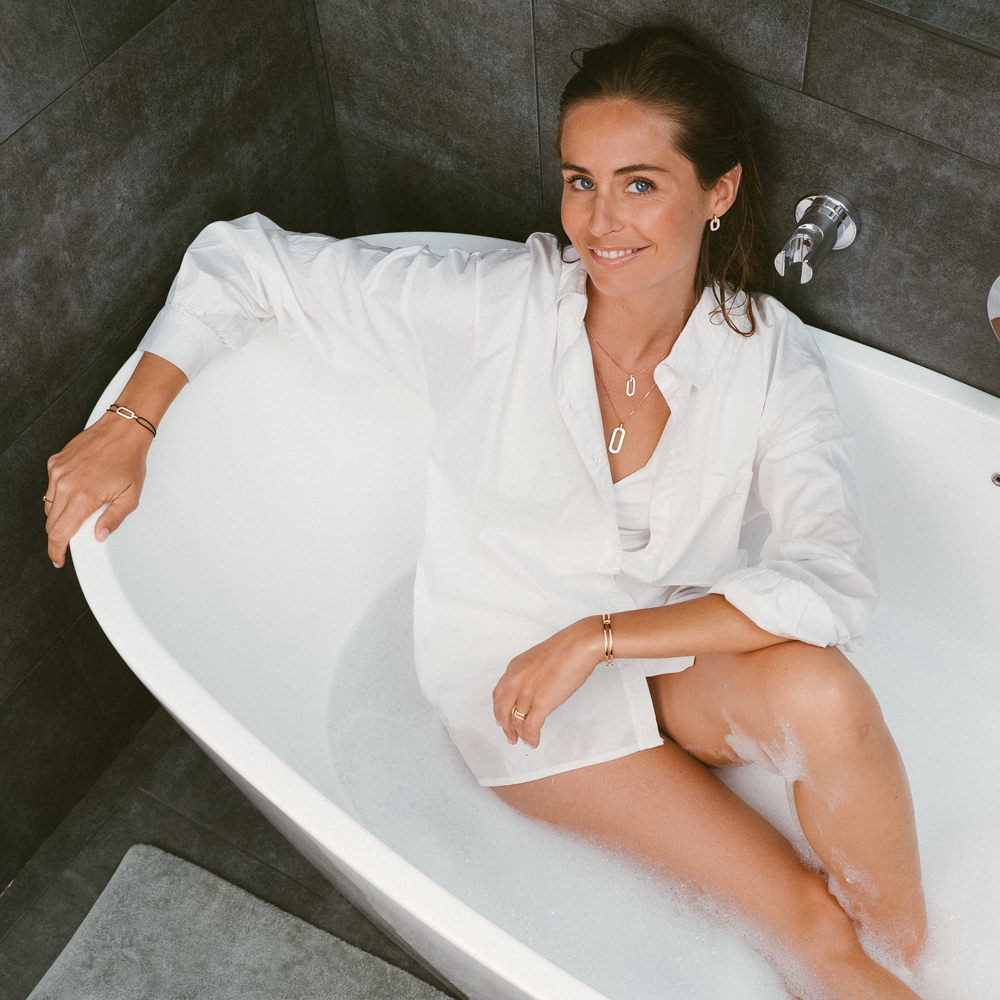 Bracelet cordon So Shocking Origine en or blanc et diamants