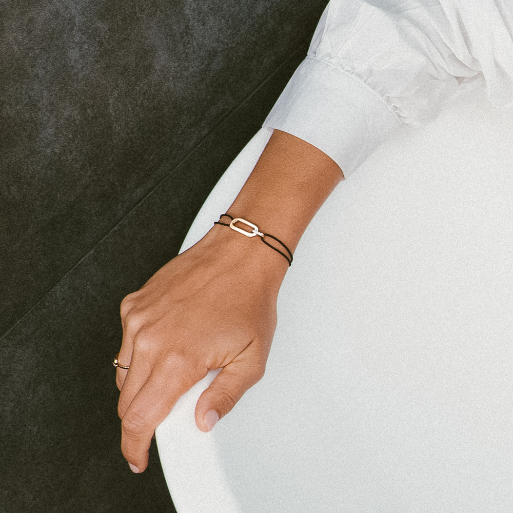 Bracelet cordon So Shocking Origine en or blanc et diamants