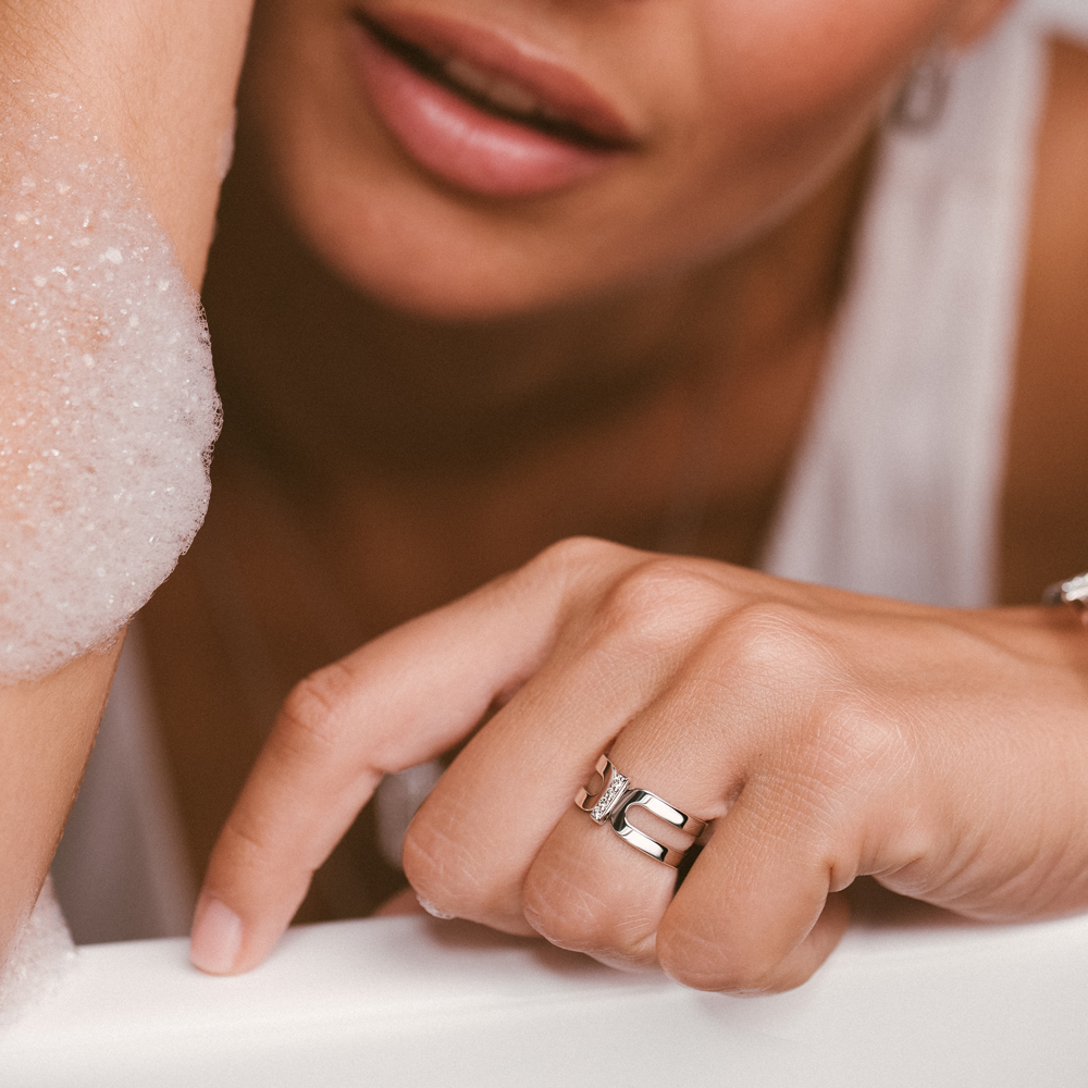 So Shocking Origine Ring white gold and diamonds