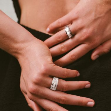 So Shocking Capricieuse Ring paved white gold and diamonds