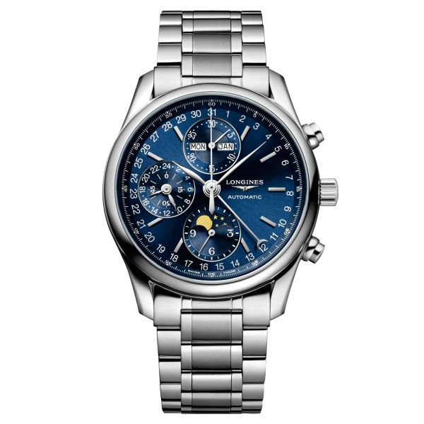 Montre Longines Master Collection automatique cadran bleu bracelet acier 40 mm L2.673.4.92.6