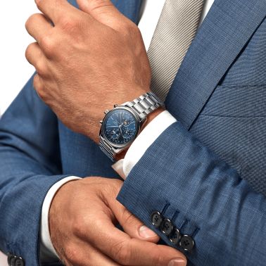 Longines Master Collection automatic watch blue dial steel bracelet 40 mm L2.673.4.92.6