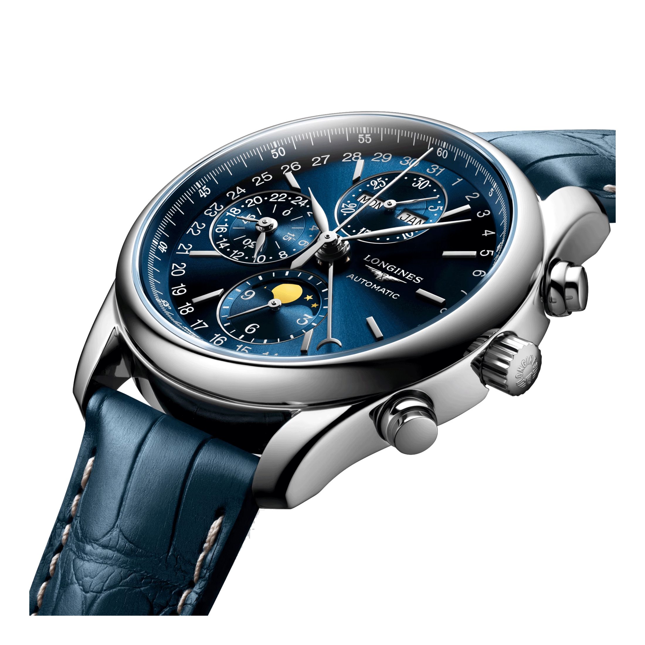 Small Seconds Longines Master Collection Blue Review L26734926