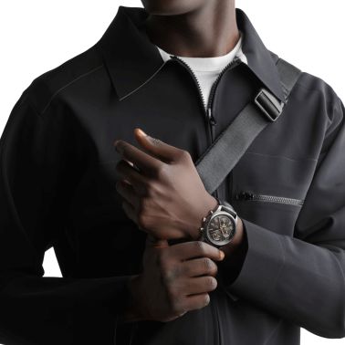 Montre Longines Master Collection automatique cadran anthracite bracelet cuir anthracite 40 mm L2.673.4.61.2