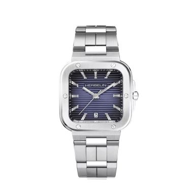 Herbelin Cap Camarat quartz blue dial steel bracelet 39 x 39 mm