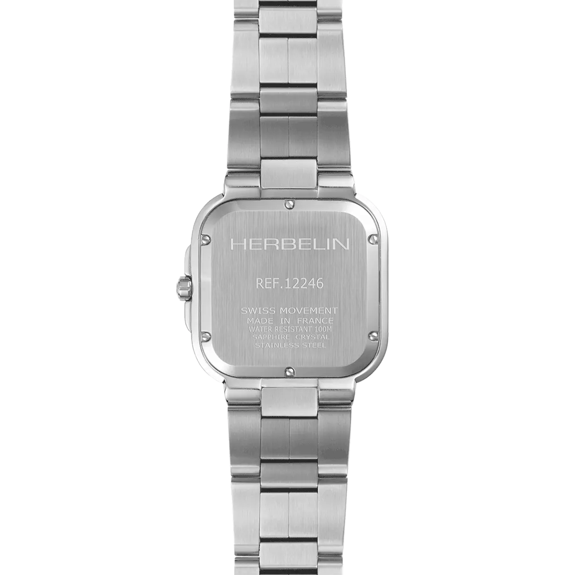Herbelin Cap Camarat quartz blue dial steel bracelet 39 x 39 mm