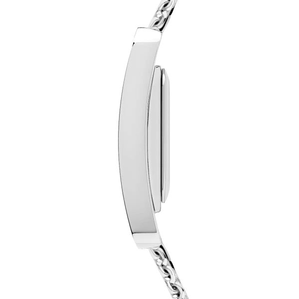 Montre Herbelin V Avenue quartz cadran nacre chiffres arabes bracelet acier milanais 25,5 x 19 mm
