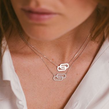 Collier So Shocking Tandem grand modèle en or rose