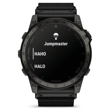 Garmin Tactix 7 AMOLED Edition watch with black nylon and silicone strap 51 mm