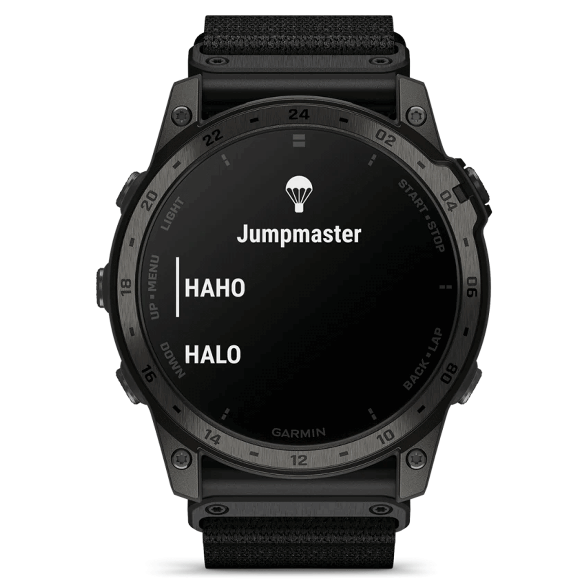 Garmin Tactix 7 AMOLED Edition watch with black nylon and silicone strap 51 mm