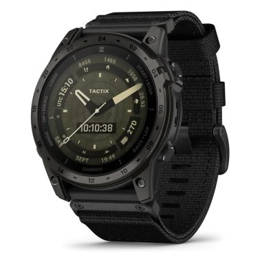 Garmin Tactix 7 AMOLED Edition watch with black nylon and silicone strap 51 mm