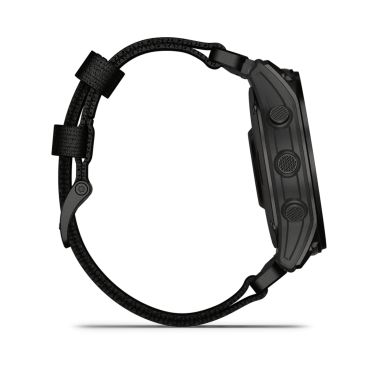 Garmin Tactix 7 AMOLED Edition watch with black nylon and silicone strap 51 mm