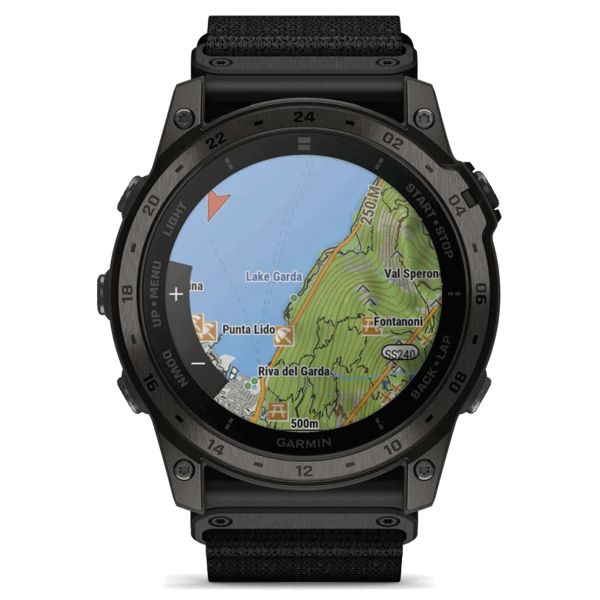 Montre Garmin Tactix 7 AMOLED Edition bracelet nylon et silicone noir 51 mm 010-02931-01