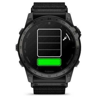 Garmin Tactix 7 AMOLED Edition watch with black nylon and silicone strap 51 mm