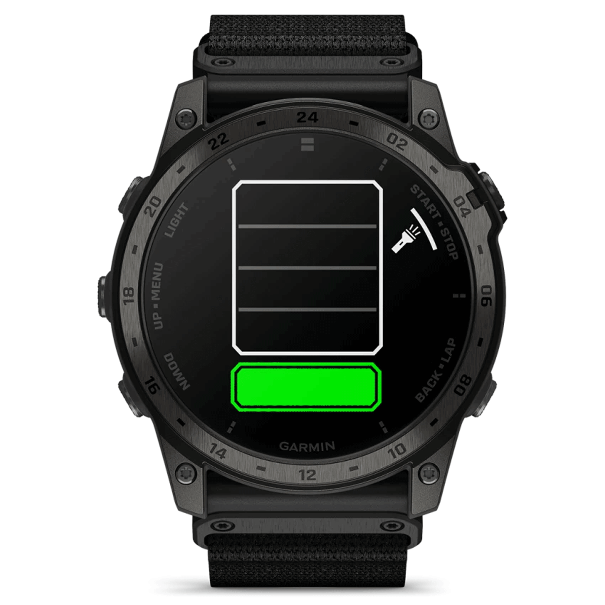 Montre Garmin Tactix 7 AMOLED Edition bracelet nylon et silicone noir 51 mm 010-02931-01