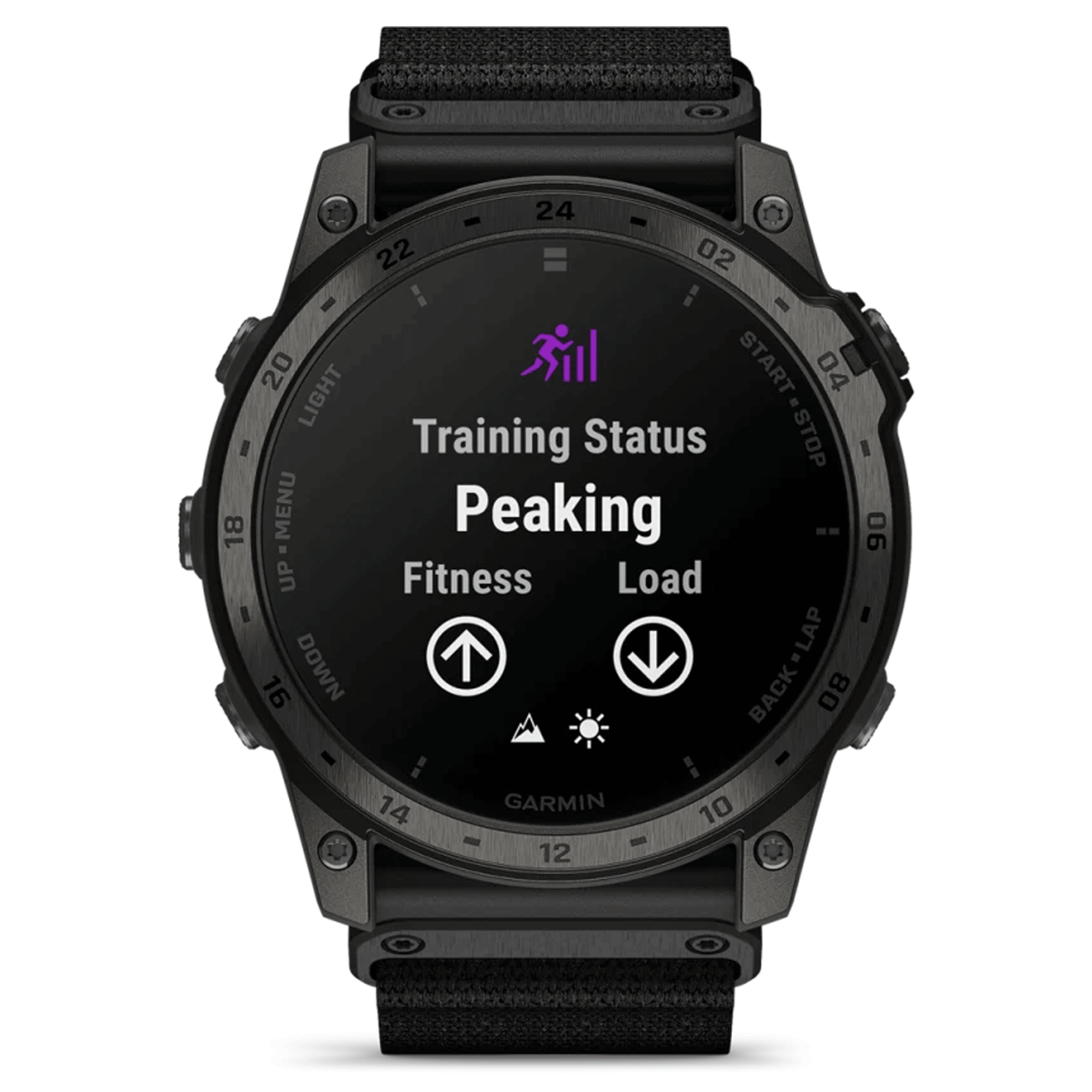 Garmin Tactix 7 AMOLED Edition watch with black nylon and silicone strap 51 mm