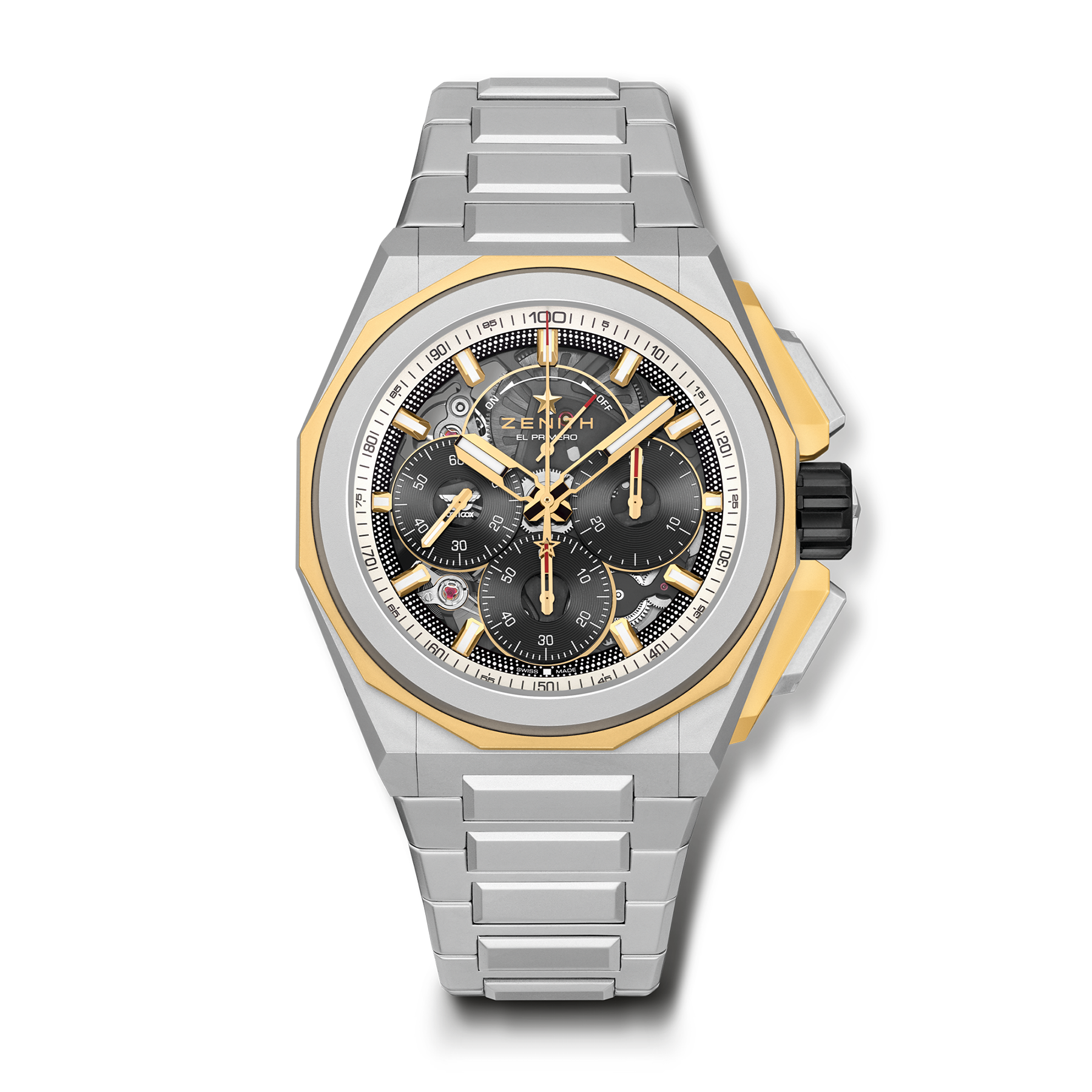 Montre Zenith Defy Extreme "Carl Cox" automatique cadran squelette bracelet acier 45 mm
