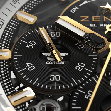 Montre Zenith Defy Extreme "Carl Cox" automatique cadran squelette bracelet acier 45 mm