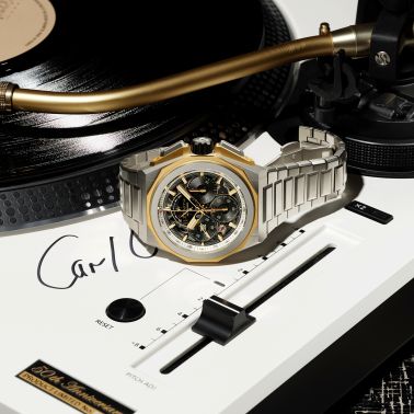 Montre Zenith Defy Extreme "Carl Cox" automatique cadran squelette bracelet acier 45 mm
