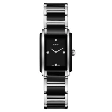 Montre Rado Integral quartz cadran noir bracelet céramique noire R20613712
