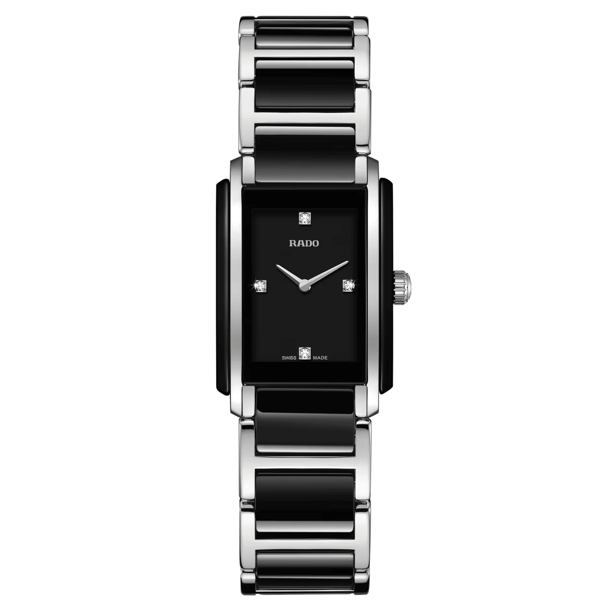 Montre Rado Integral quartz cadran noir bracelet céramique noire R20613712