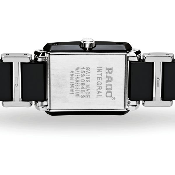 Montre Rado Integral quartz cadran noir bracelet céramique noire R20613712