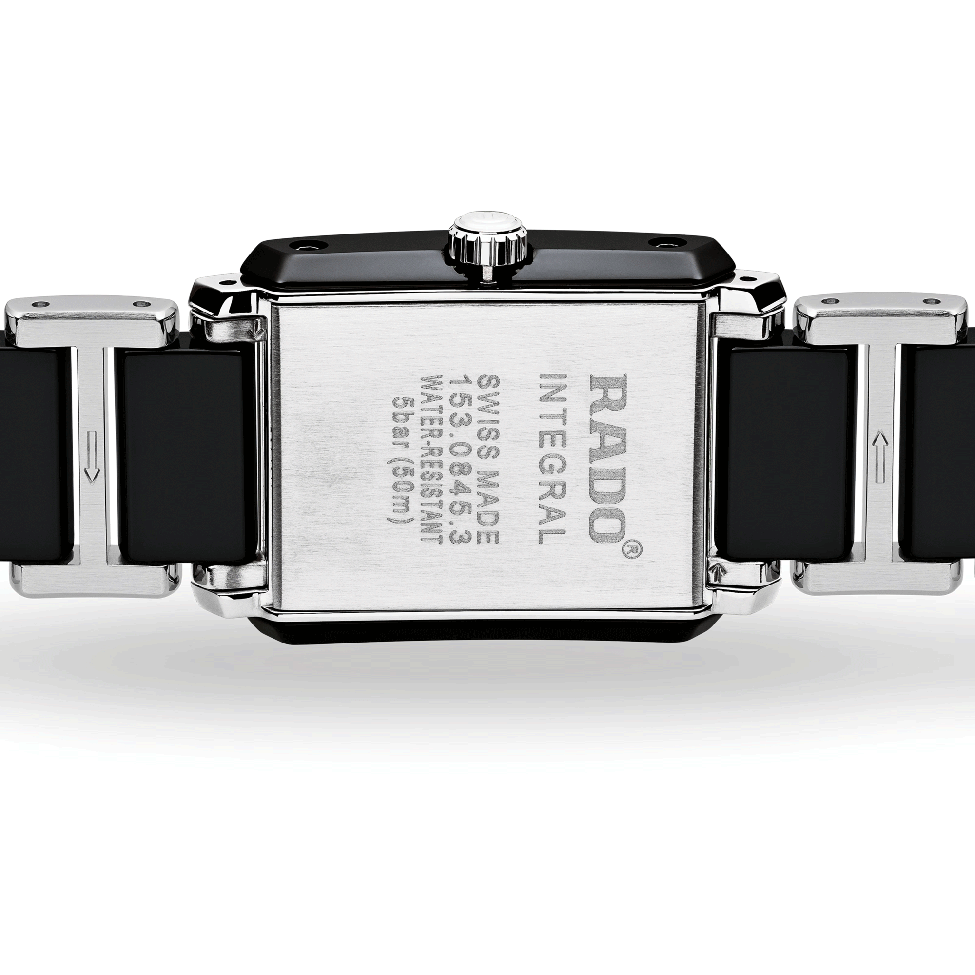 Montre Rado Integral quartz cadran noir bracelet céramique noire R20613712
