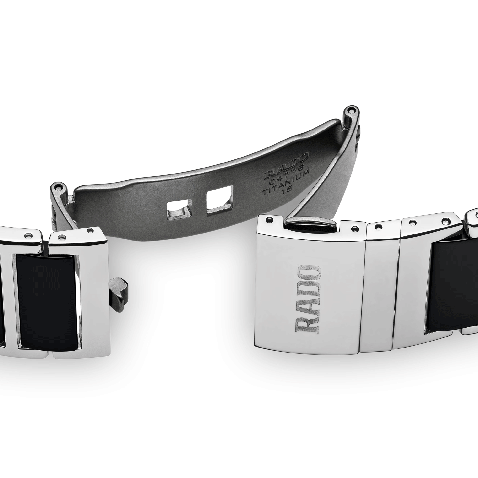 Montre Rado Integral quartz cadran noir bracelet céramique noire R20613712