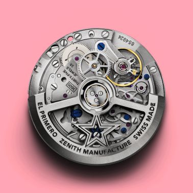 Montre Zenith Chronomaster Sport Pink automatique cadran rose bracelet acier 41 mm