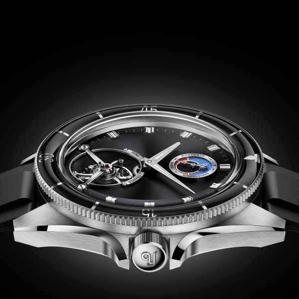 Montre Yema Yachtingraf Tourbillon Mareographe Acier 75ème anniversaire 42,5 mm 37.33.66.SN.U6