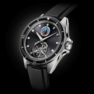 Montre Yema Yachtingraf Tourbillon Mareographe Acier 75ème anniversaire 42,5 mm 37.33.66.SN.U6