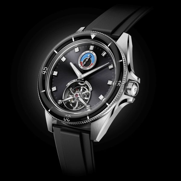 Montre Yema Yachtingraf Tourbillon Mareographe Acier 75ème anniversaire 42,5 mm 37.33.66.SN.U6