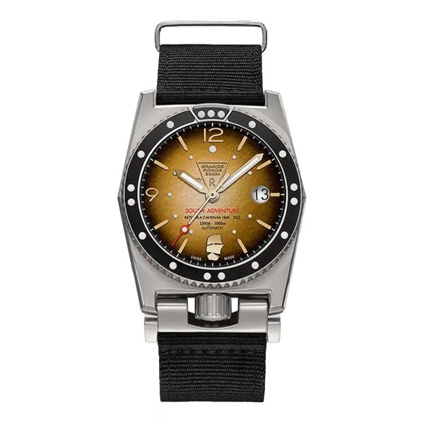 Montre ZRC Grands Fonds 300 1964 Spirit "South Adventure" automatique cadran tropical bracelet NATO 41,5 mm