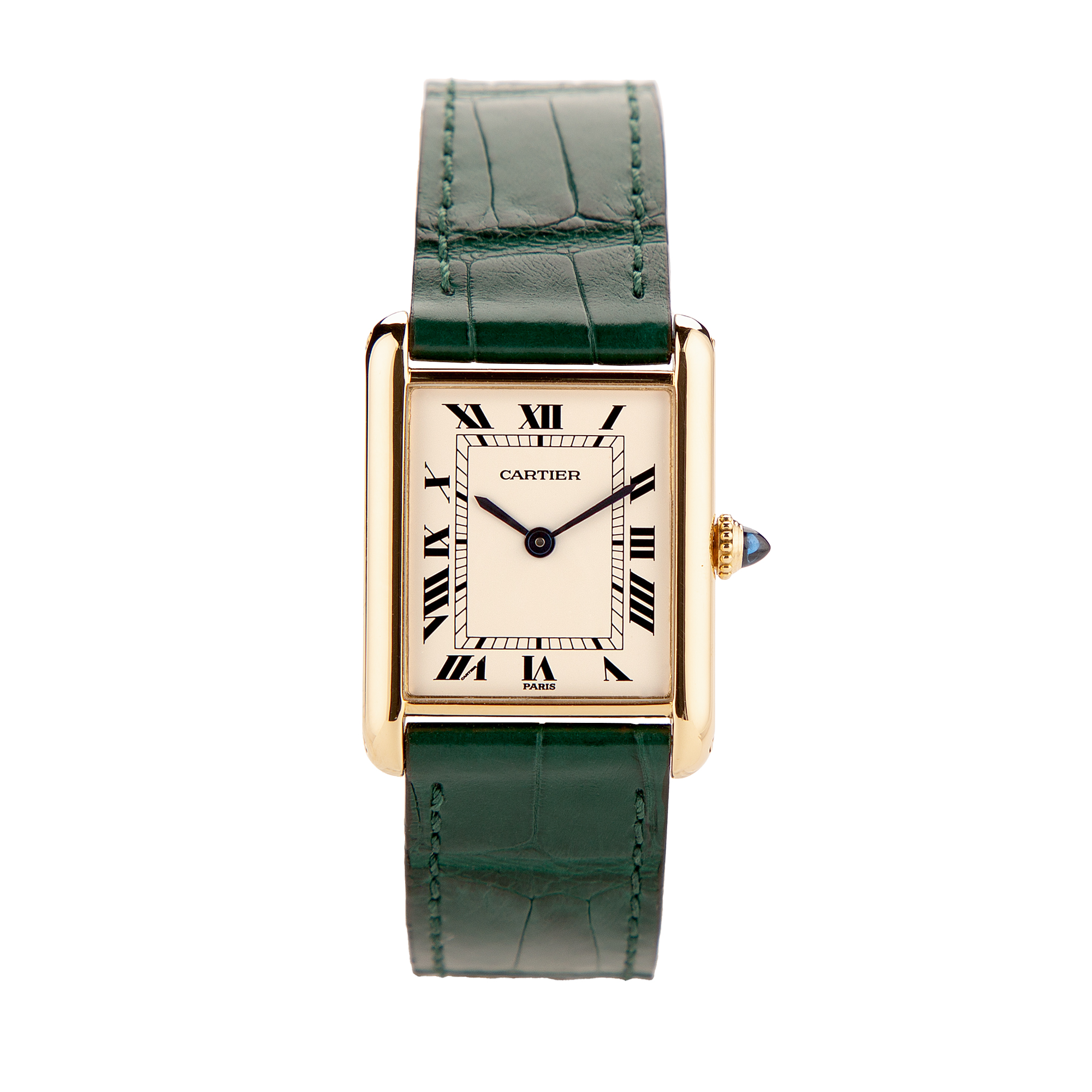 Vintage Cartier Tank LC Paris mechanical yellow gold 78086 Lepage