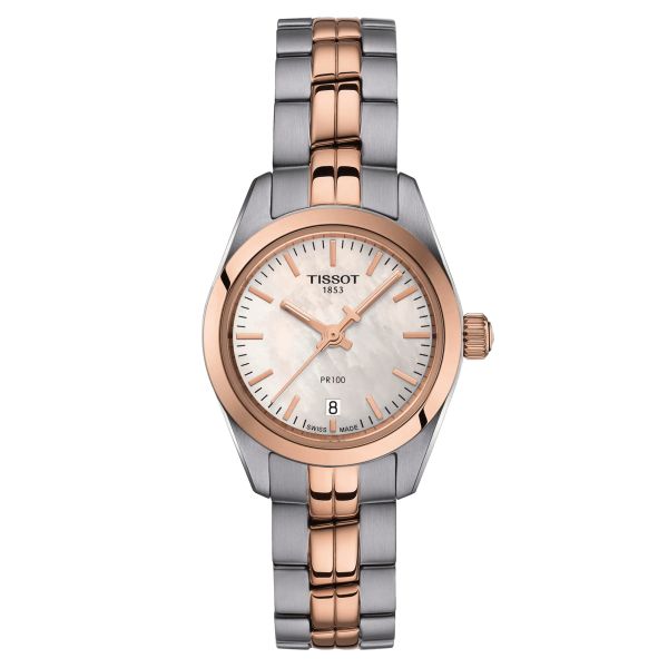 Montre Tissot T Classic PR 100 Small Lady quartz cadran nacre 25