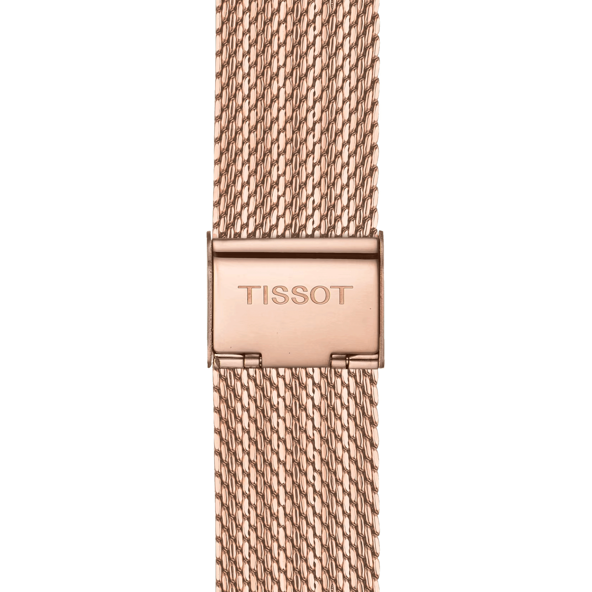 Montre Tissot T-Classic pr 100 Sport Chic Lady Chronograph quartz PVD or rose cadran nacre bracelet mesh acier 36 mm T101.917.33