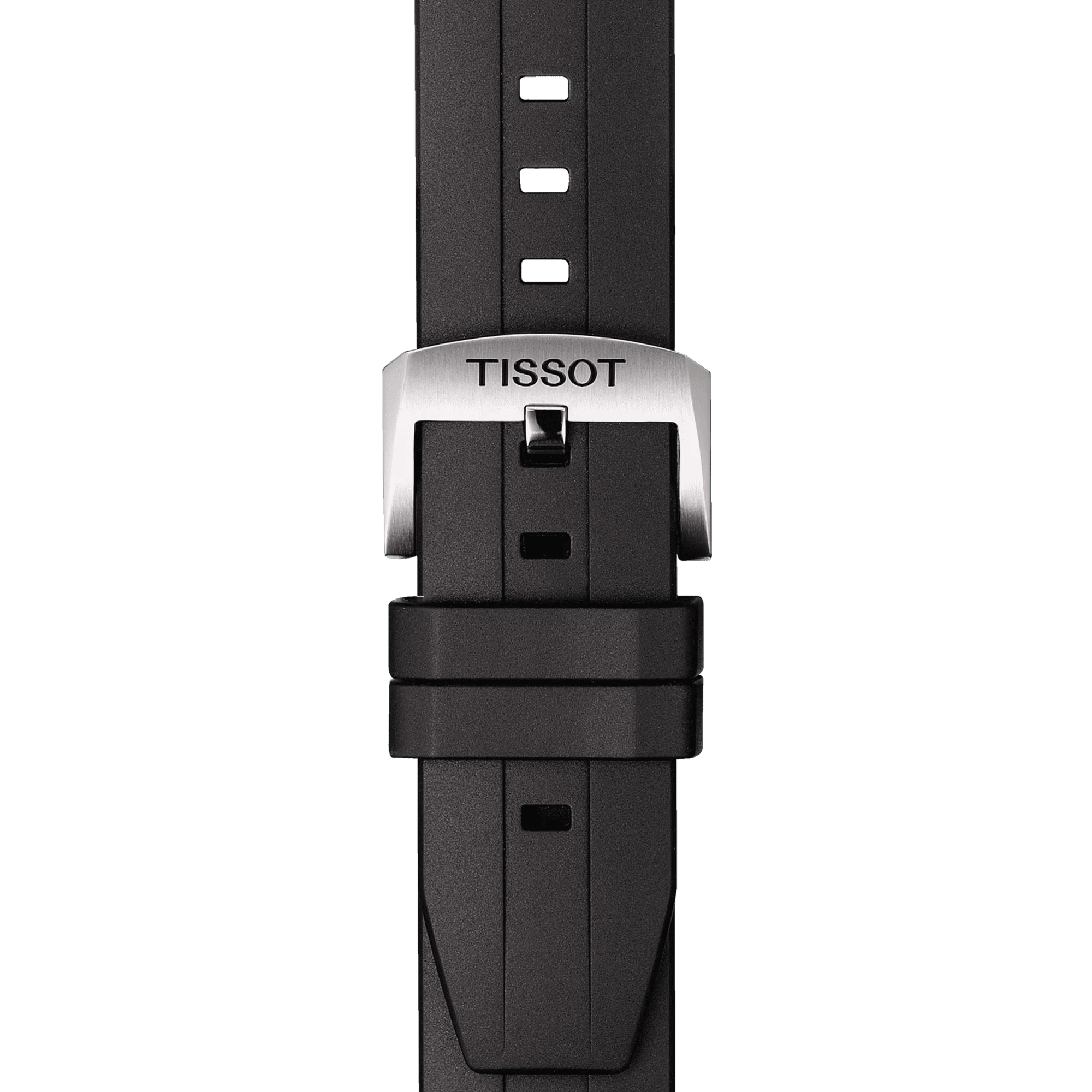 Montre Tissot T-Sport Seastar 1000 Powermatic 80 cadran bleu bracelet caoutchouc noir 43 mm T120.407.17.041.00