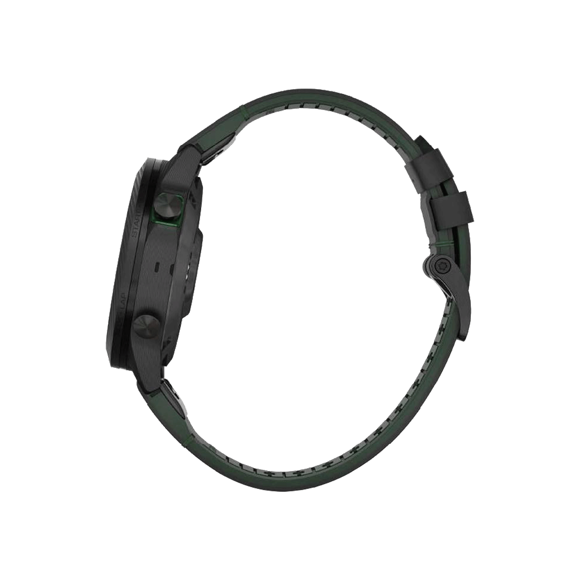 Garmin Marq Gen 2 Golfer Carbon Edition sapphire carbon and titanium watch black leather strap 46 mm
