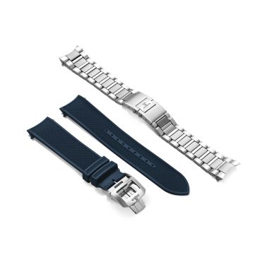 Jaeger-LeCoultre Polaris Chronograph automatic watch blue dial steel bracelet 42 mm Q9028181