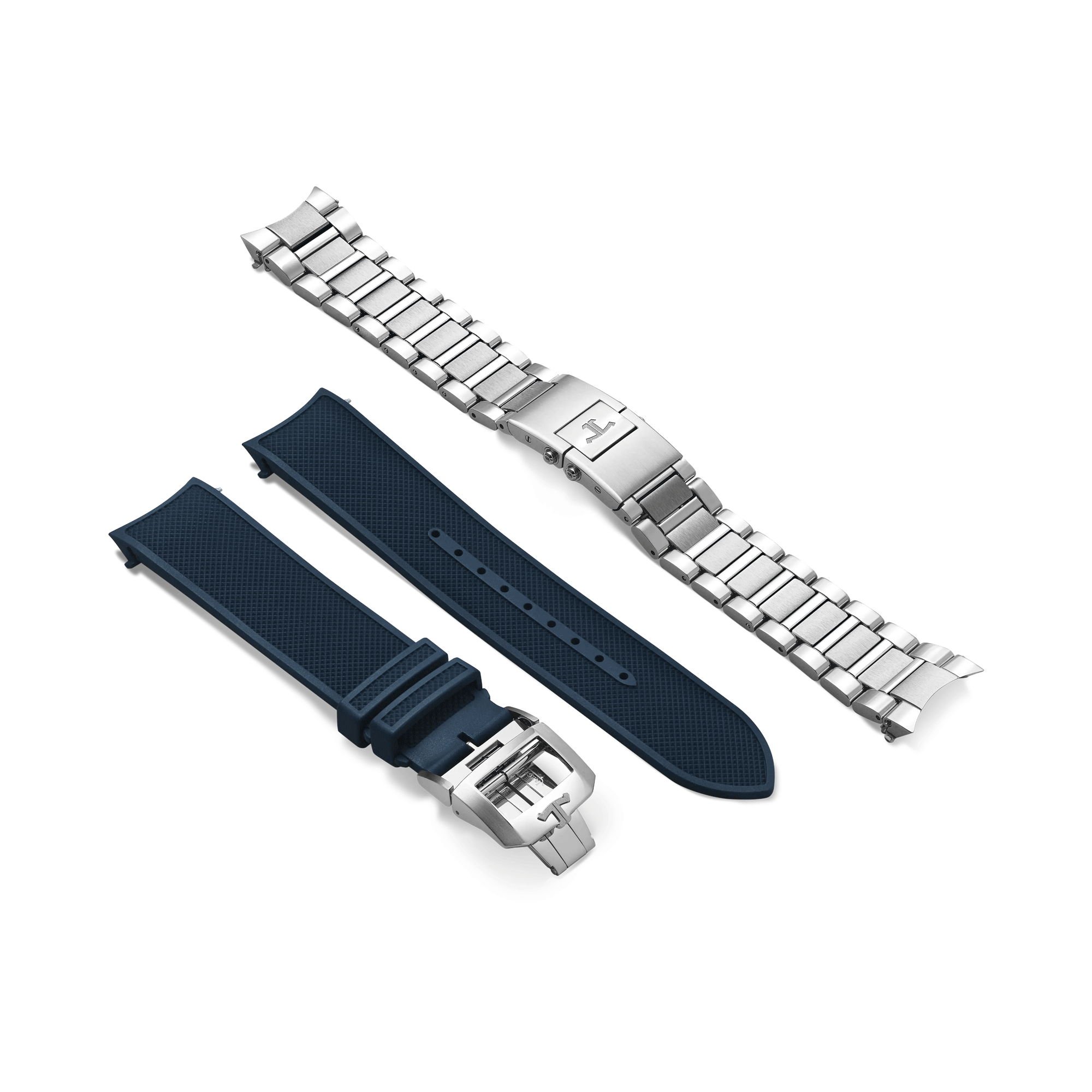 Jaeger-LeCoultre Polaris Chronograph automatic watch blue dial steel bracelet 42 mm Q9028181