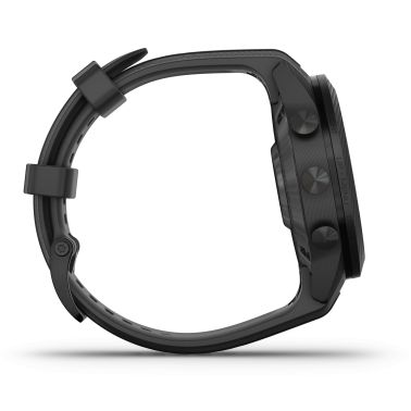 Garmin Marq Gen 2 Athlete Carbon Edition sapphire carbon and titanium watch with black rubber strap 46 mm