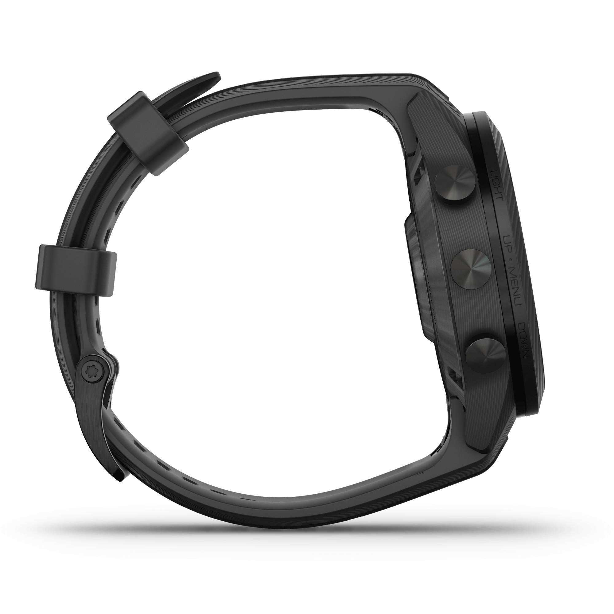 Garmin Marq Gen 2 Athlete Carbon Edition sapphire carbon and titanium watch with black rubber strap 46 mm